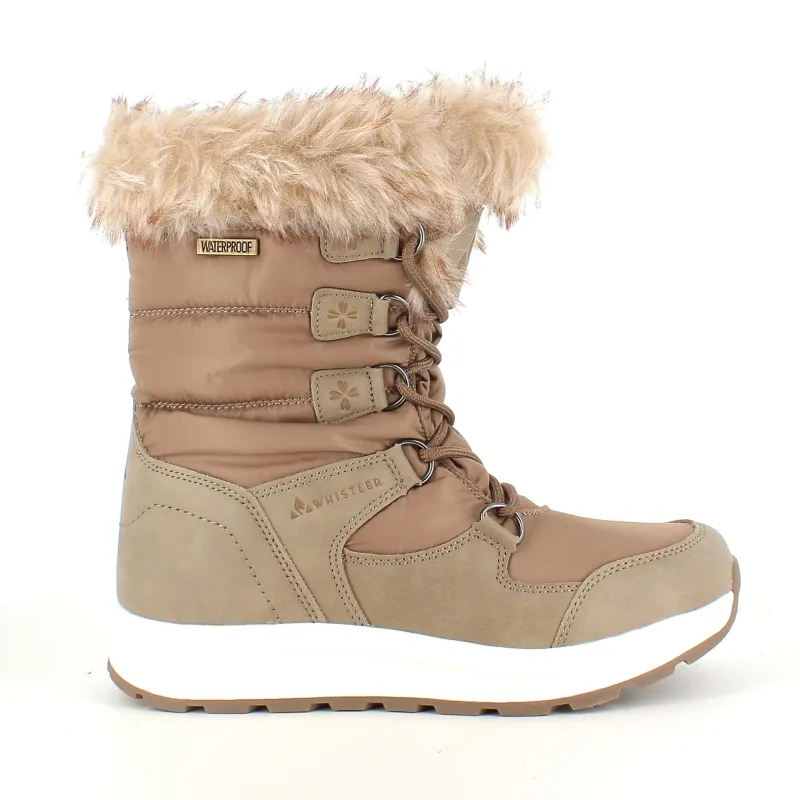 Whistler Billige Vinter Støvler|Vinterstøvler Damer*Vinterstøvle fra med pelskant og varmt for