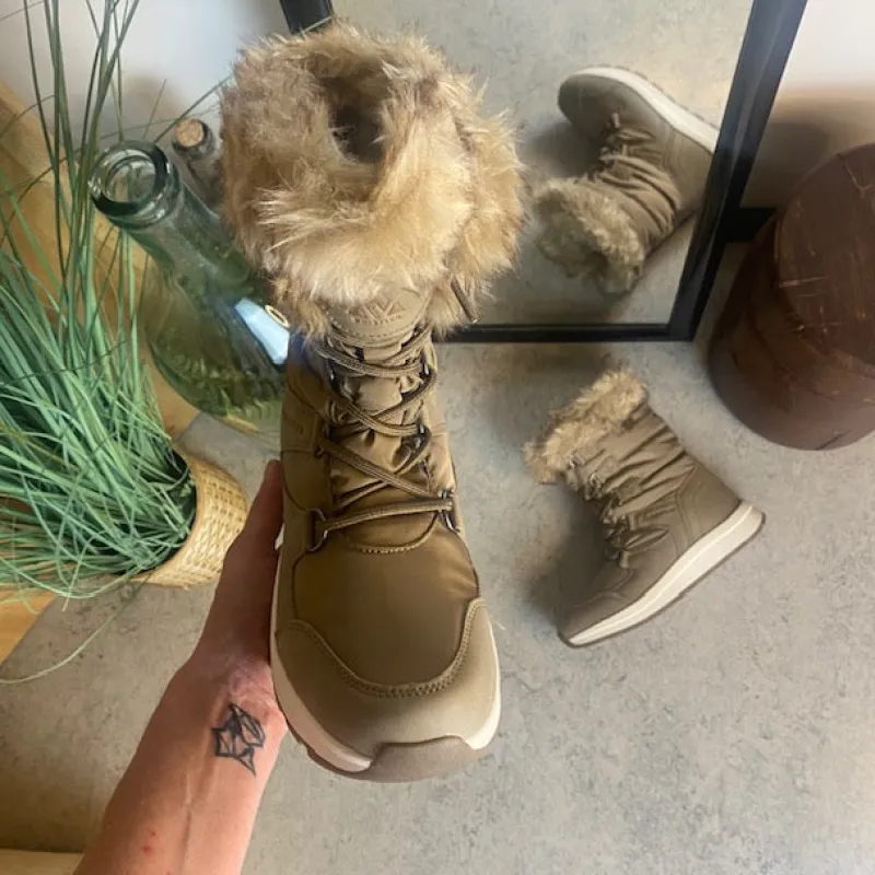 Whistler Billige Vinter Støvler|Vinterstøvler Damer*Vinterstøvle fra med pelskant og varmt for