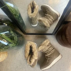 Whistler Billige Vinter Støvler|Vinterstøvler Damer*Vinterstøvle fra med pelskant og varmt for