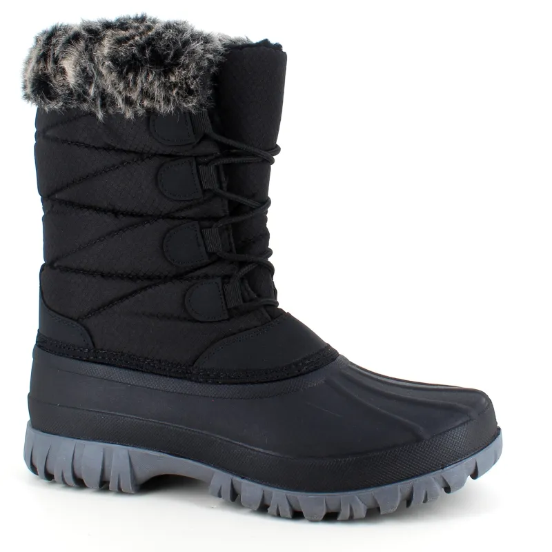 Sygeplejebutikken Billige Vinter Støvler|Vinterstøvler Damer*Vinterstøvle med vandtæt gummimembran nederst på støvlen
