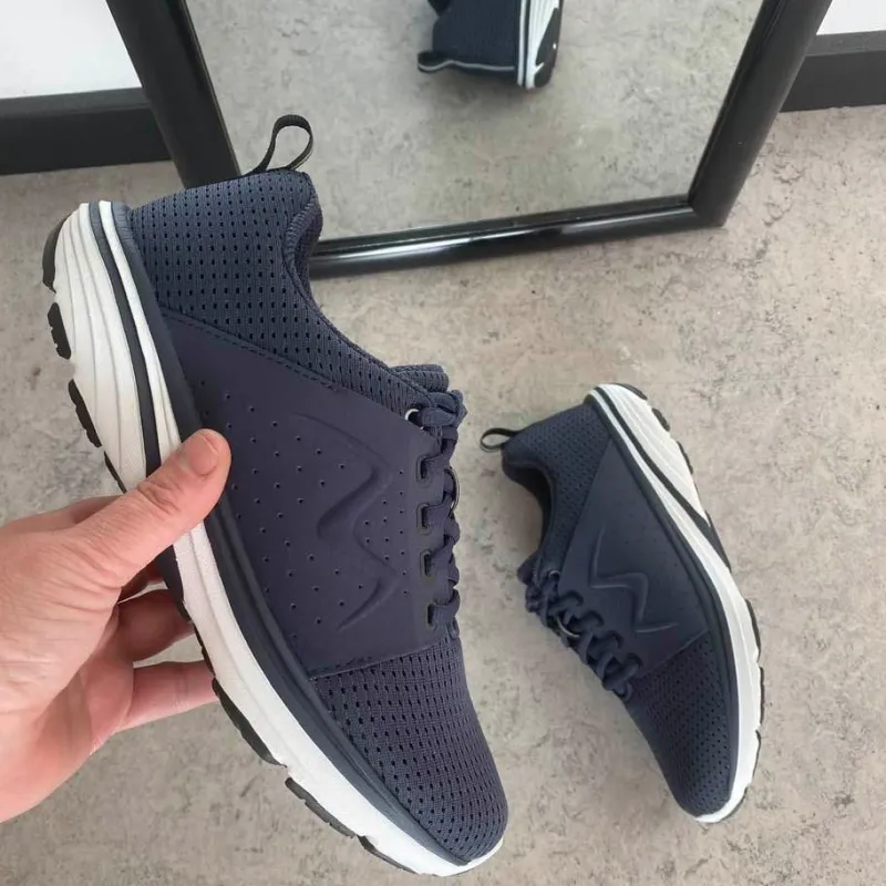 MBT Sko Til Brede Fødder Og Høj Vrist|Kondi Sko*Wave fra i navy