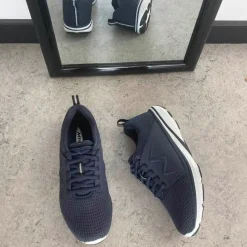 MBT Sko Til Brede Fødder Og Høj Vrist|Kondi Sko*Wave fra i navy