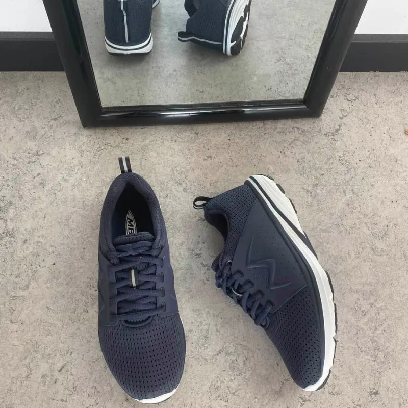 MBT Sko Til Brede Fødder Og Høj Vrist|Kondi Sko*Wave fra i navy