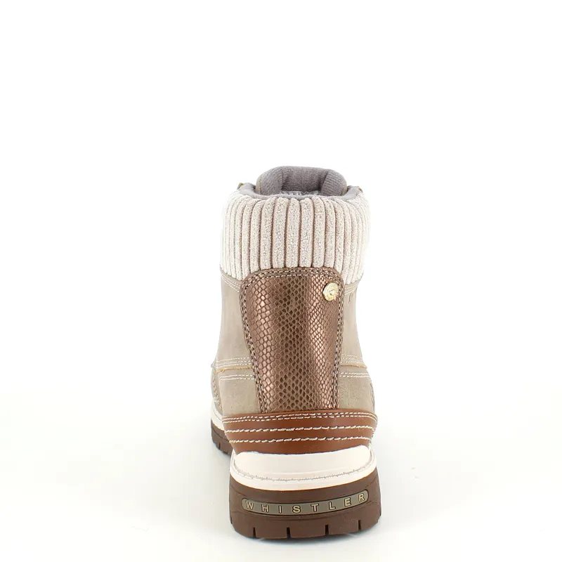 Whistler Billige Vinter Støvler|Vinterstøvler Damer*beige vinterstøvle med let foer og smarte detaljer
