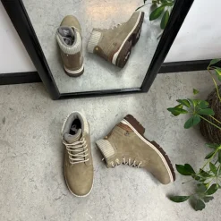 Whistler Billige Vinter Støvler|Vinterstøvler Damer*beige vinterstøvle med let foer og smarte detaljer