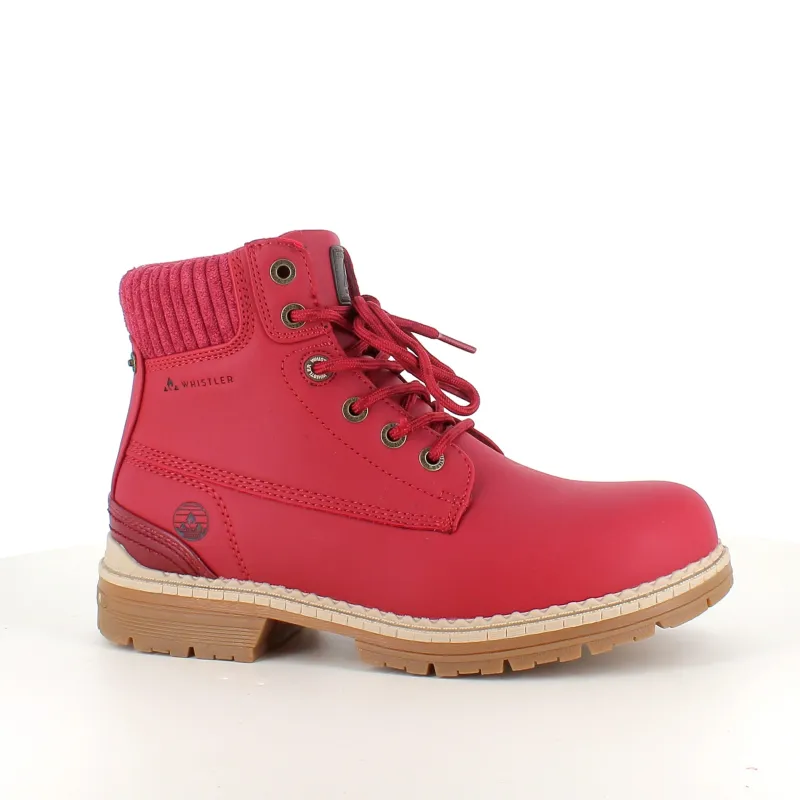 Whistler Vinterstøvler Damer|Billige Vinter Støvler*rød vinterstøvle med let foer og smarte detaljer
