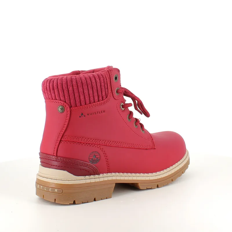 Whistler Vinterstøvler Damer|Billige Vinter Støvler*rød vinterstøvle med let foer og smarte detaljer