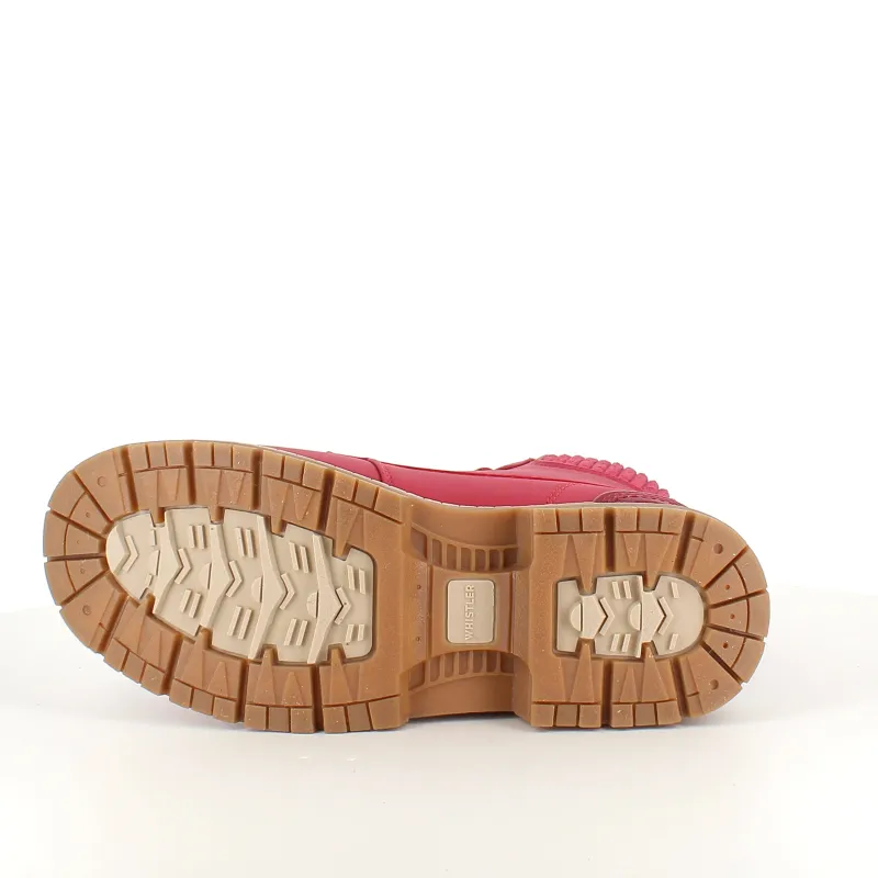 Whistler Vinterstøvler Damer|Billige Vinter Støvler*rød vinterstøvle med let foer og smarte detaljer